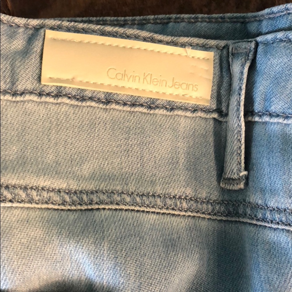 NWT Calvin Klein Jeans wide leg Capri size 32 - Picture 3 of 6
